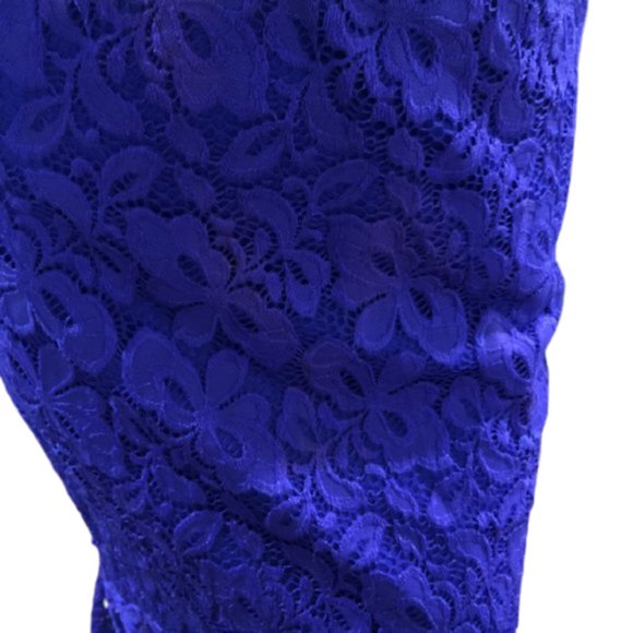 Another Story Size  L Royal Blue Skirt - Picture 6 of 6